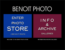 Tablet Screenshot of benoitphoto.com